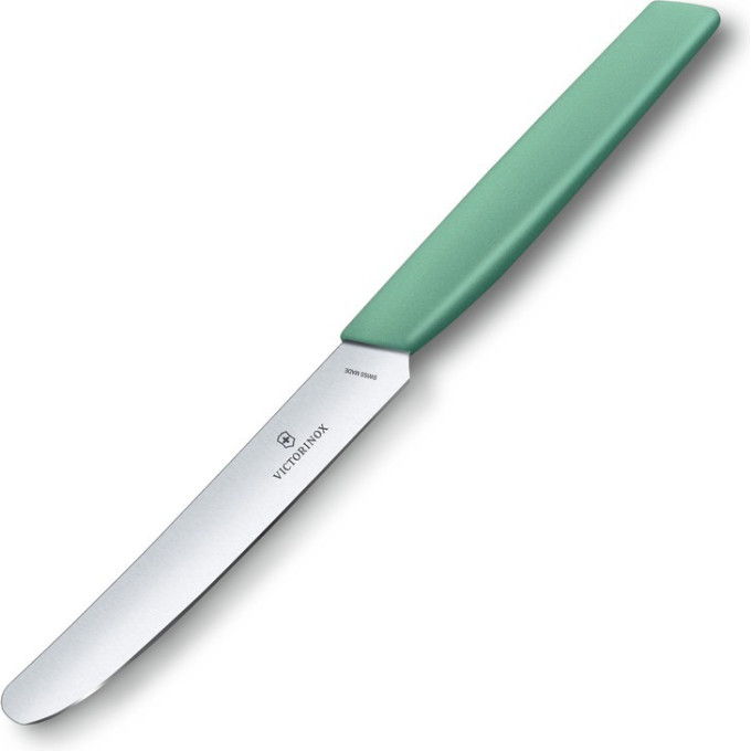 Столовый нож Victorinox Swiss Modern, зелёный 6.9006.1141